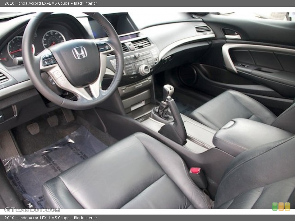 Black Interior Prime Interior for the 2010 Honda Accord EX-L V6 Coupe #66876611
