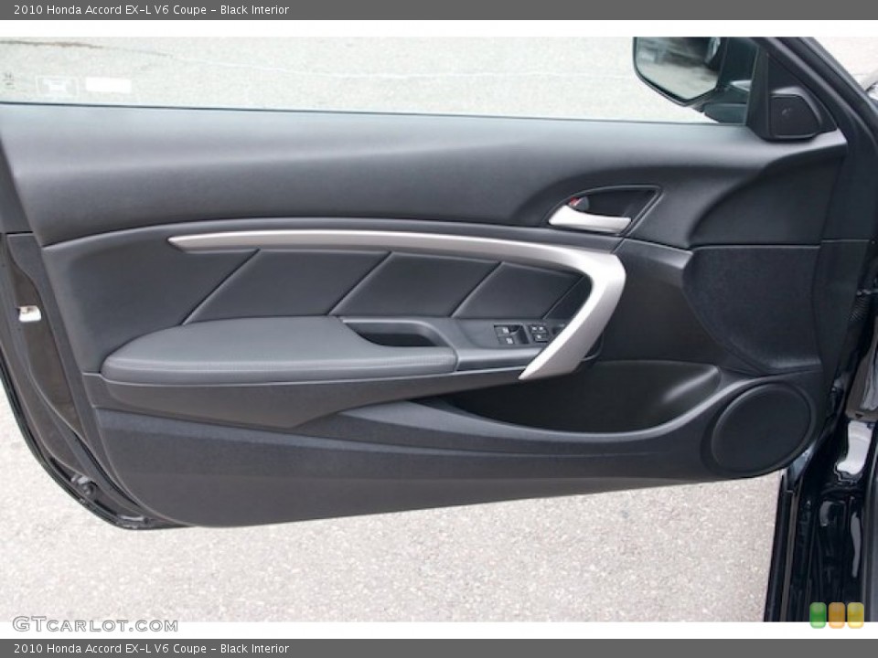 Black Interior Door Panel for the 2010 Honda Accord EX-L V6 Coupe #66876653