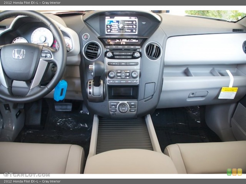 Gray Interior Dashboard for the 2012 Honda Pilot EX-L #66876932