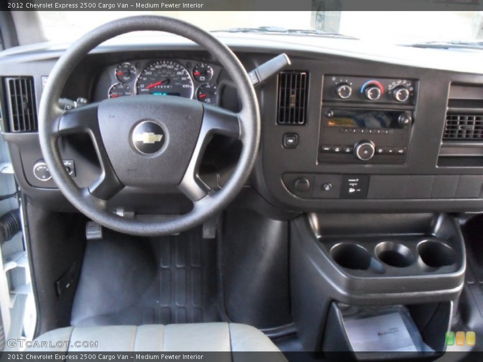 Medium Pewter Interior Dashboard for the 2012 Chevrolet Express 2500 Cargo Van #66878555