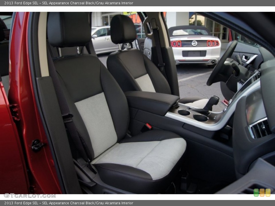 SEL Appearance Charcoal Black/Gray Alcantara Interior Photo for the 2013 Ford Edge SEL #66878999