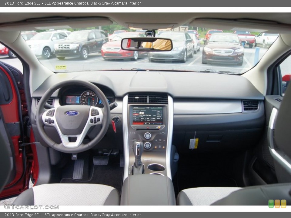SEL Appearance Charcoal Black/Gray Alcantara Interior Dashboard for the 2013 Ford Edge SEL #66879035