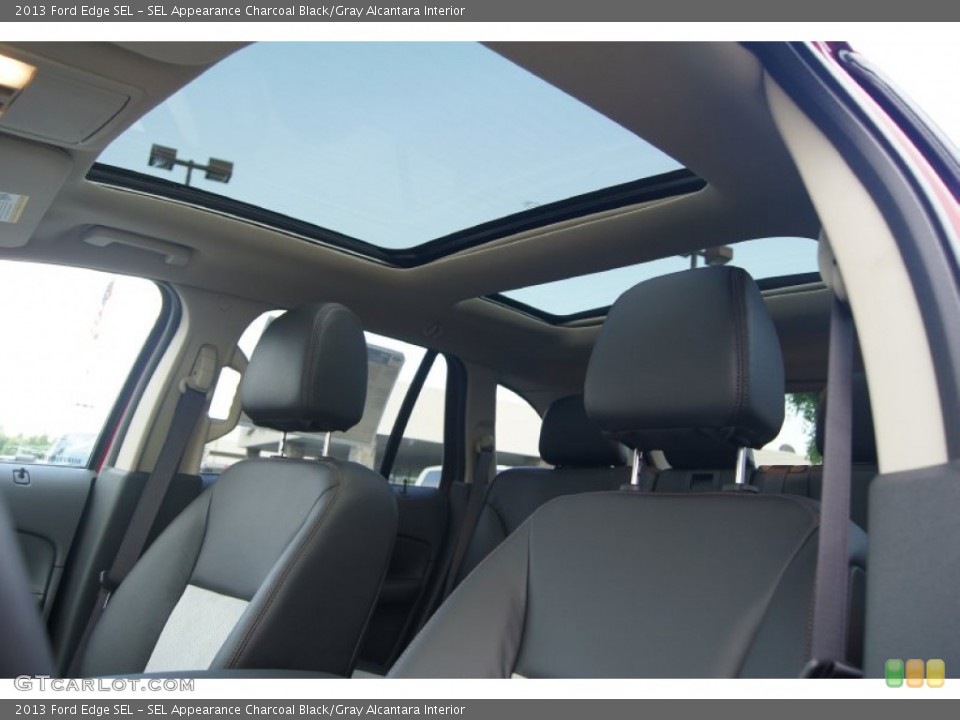 SEL Appearance Charcoal Black/Gray Alcantara Interior Sunroof for the 2013 Ford Edge SEL #66879060