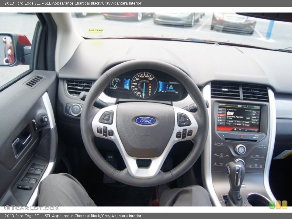 SEL Appearance Charcoal Black/Gray Alcantara Interior Dashboard for the 2013 Ford Edge SEL #66879086