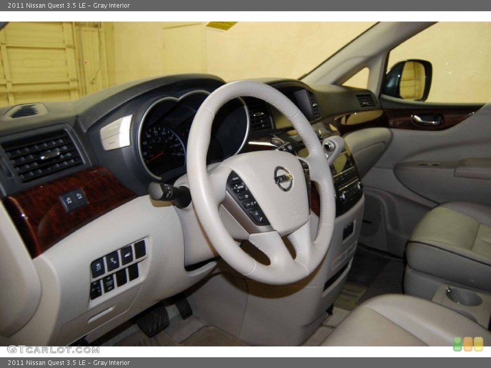 Gray Interior Steering Wheel for the 2011 Nissan Quest 3.5 LE #66880088