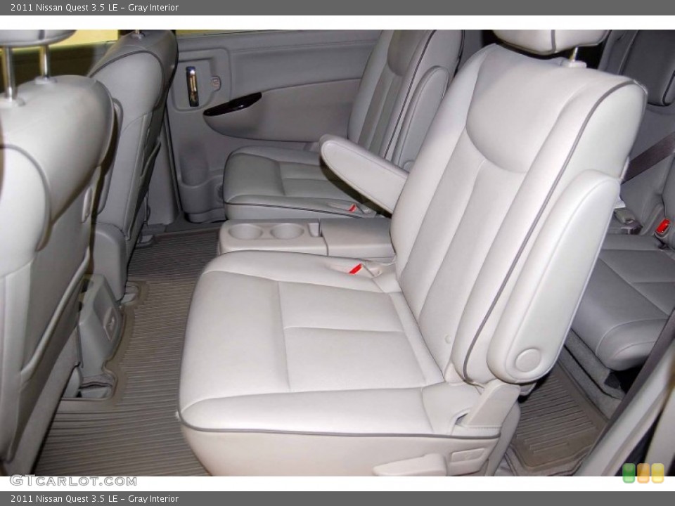 Gray Interior Rear Seat for the 2011 Nissan Quest 3.5 LE #66880097