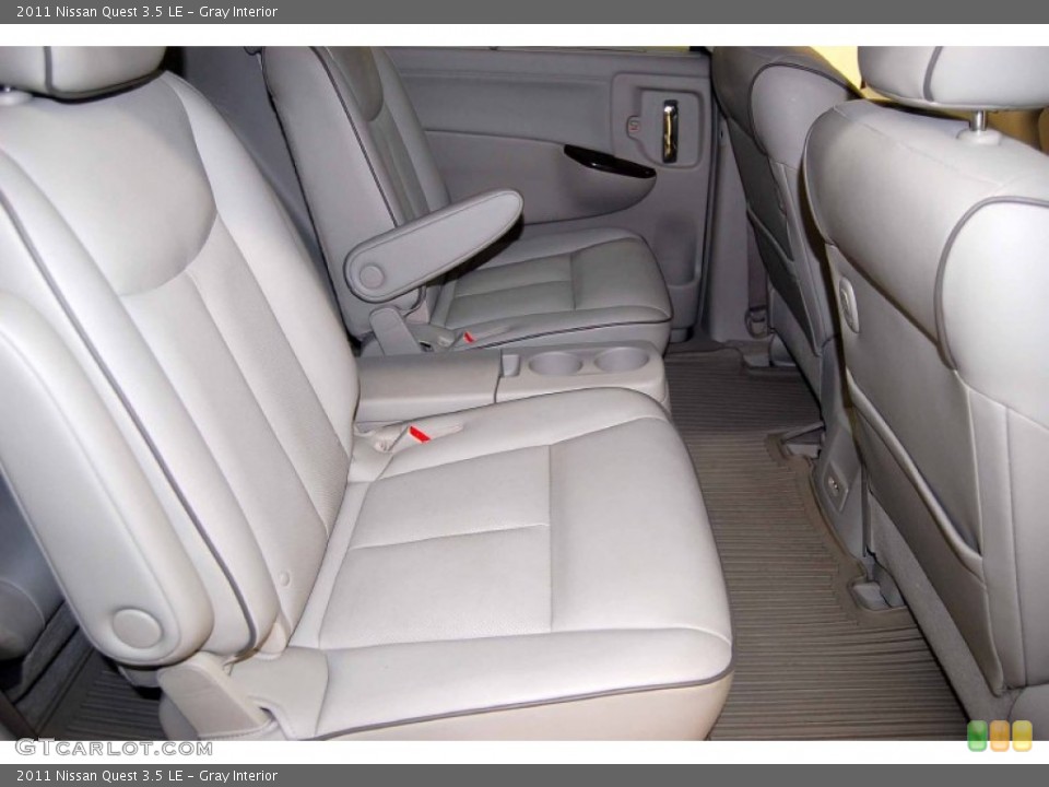 Gray Interior Rear Seat for the 2011 Nissan Quest 3.5 LE #66880109