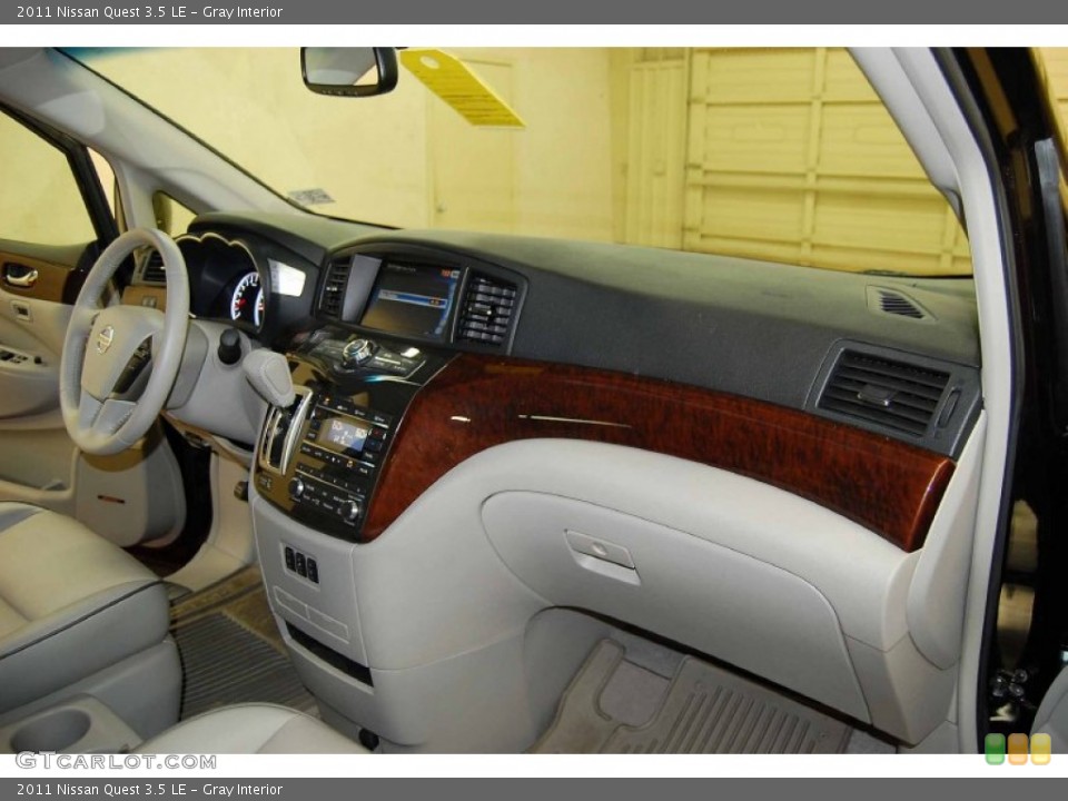 Gray Interior Dashboard for the 2011 Nissan Quest 3.5 LE #66880118
