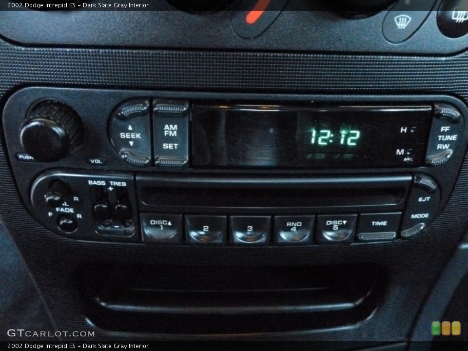 Dark Slate Gray Interior Audio System for the 2002 Dodge Intrepid ES #66881369