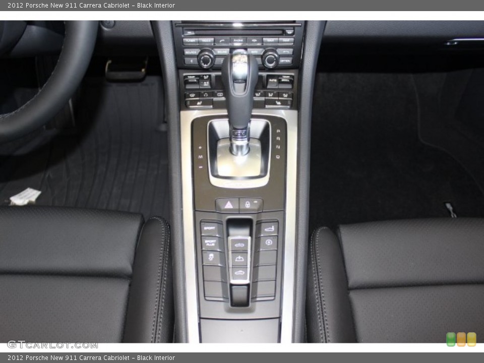 Black Interior Transmission for the 2012 Porsche New 911 Carrera Cabriolet #66883549