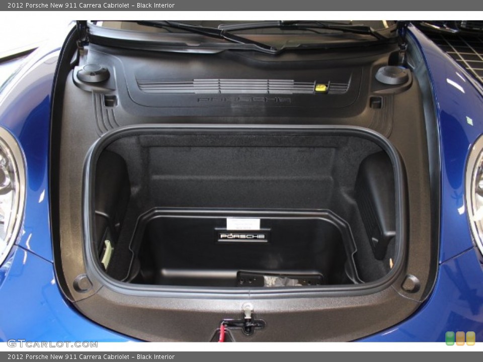 Black Interior Trunk for the 2012 Porsche New 911 Carrera Cabriolet #66883679