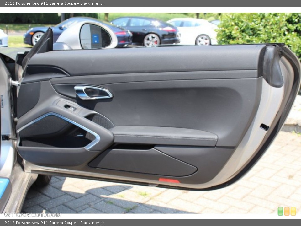 Black Interior Door Panel for the 2012 Porsche New 911 Carrera Coupe #66883915