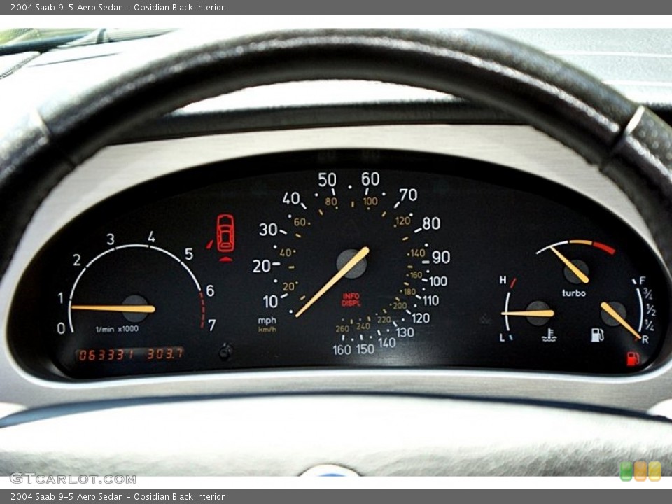 Obsidian Black Interior Gauges for the 2004 Saab 9-5 Aero Sedan #66884440