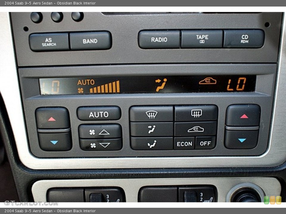 Obsidian Black Interior Controls for the 2004 Saab 9-5 Aero Sedan #66884536