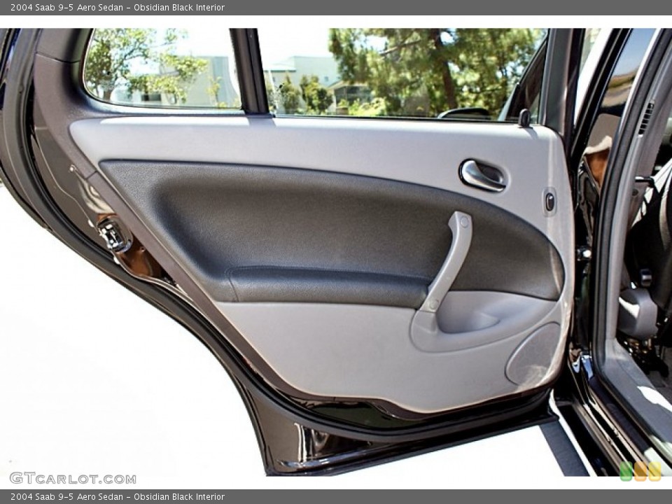 Obsidian Black Interior Door Panel for the 2004 Saab 9-5 Aero Sedan #66884620