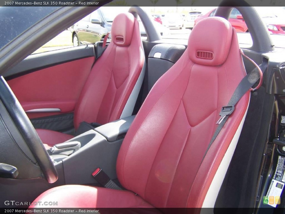 Red Interior Photo for the 2007 Mercedes-Benz SLK 350 Roadster #6688560