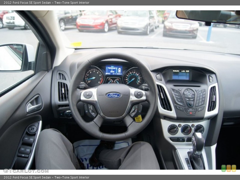 Two-Tone Sport Interior Dashboard for the 2012 Ford Focus SE Sport Sedan #66888421