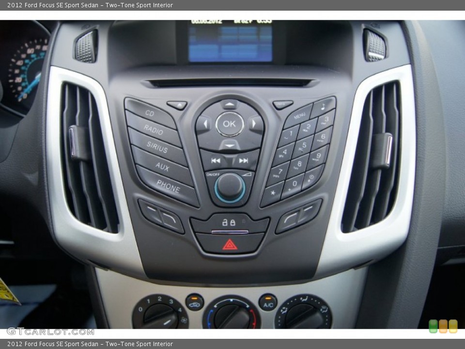 Two-Tone Sport Interior Controls for the 2012 Ford Focus SE Sport Sedan #66888442