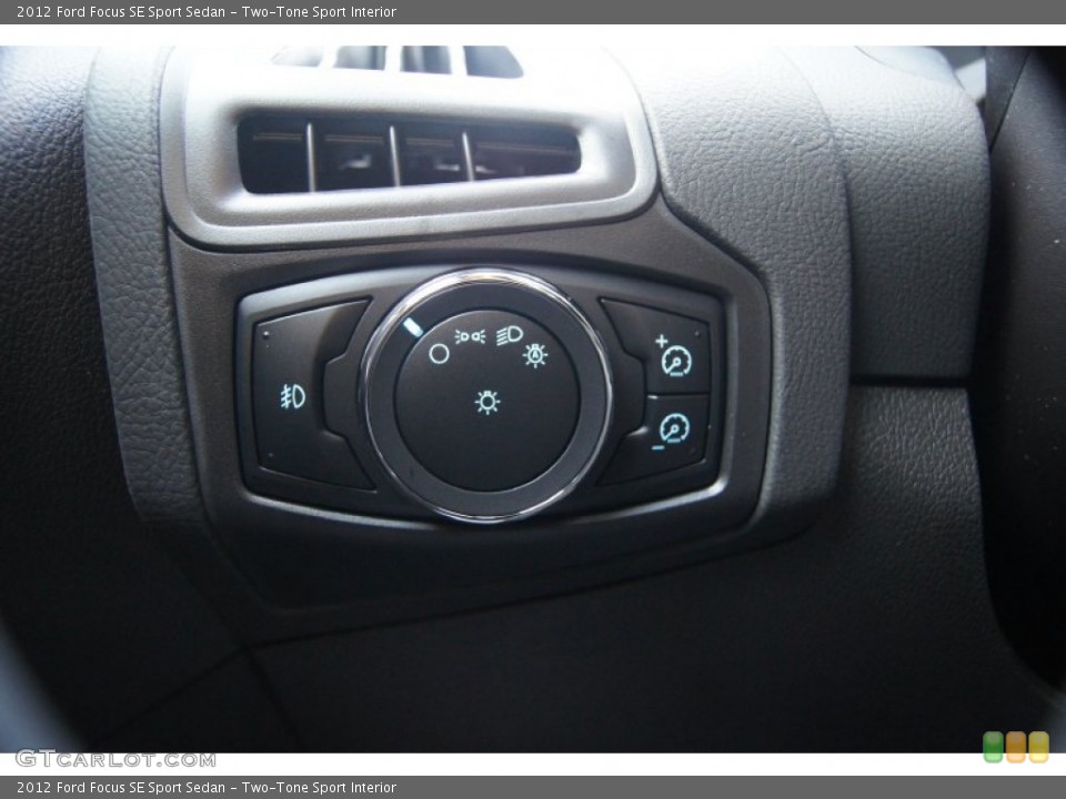 Two-Tone Sport Interior Controls for the 2012 Ford Focus SE Sport Sedan #66888496