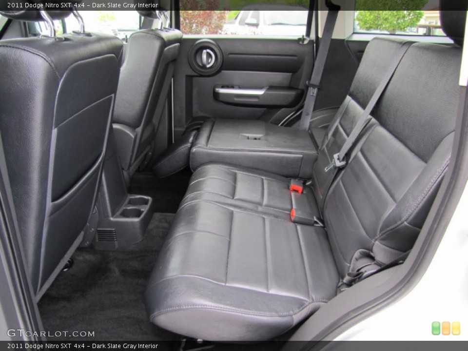 Dark Slate Gray Interior Rear Seat for the 2011 Dodge Nitro SXT 4x4 #66889138