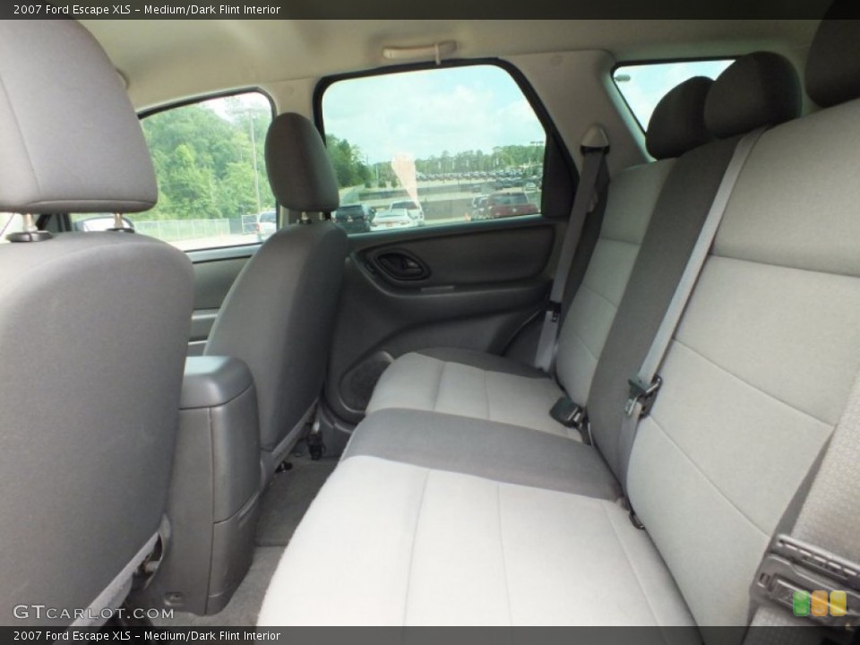 Medium/Dark Flint Interior Rear Seat for the 2007 Ford Escape XLS #66890257