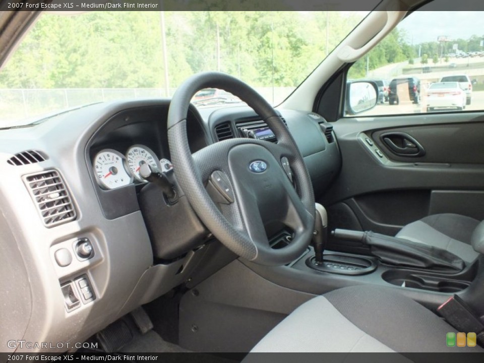 Medium/Dark Flint Interior Steering Wheel for the 2007 Ford Escape XLS #66890464