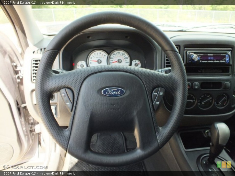 Medium/Dark Flint Interior Steering Wheel for the 2007 Ford Escape XLS #66890482