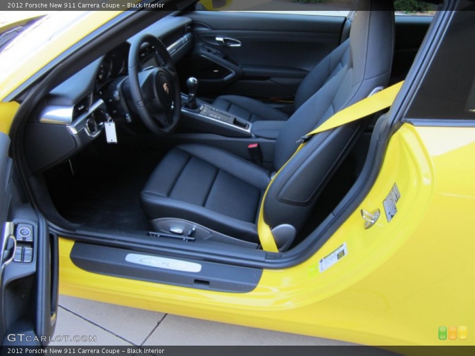 Black Interior Photo for the 2012 Porsche New 911 Carrera Coupe #66891604