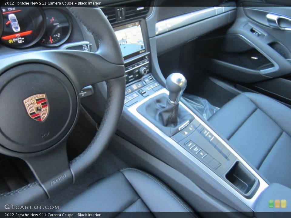 Black Interior Transmission for the 2012 Porsche New 911 Carrera Coupe #66891613