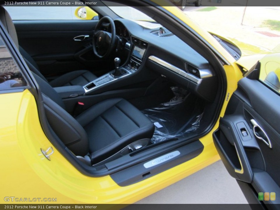 Black Interior Photo for the 2012 Porsche New 911 Carrera Coupe #66891697