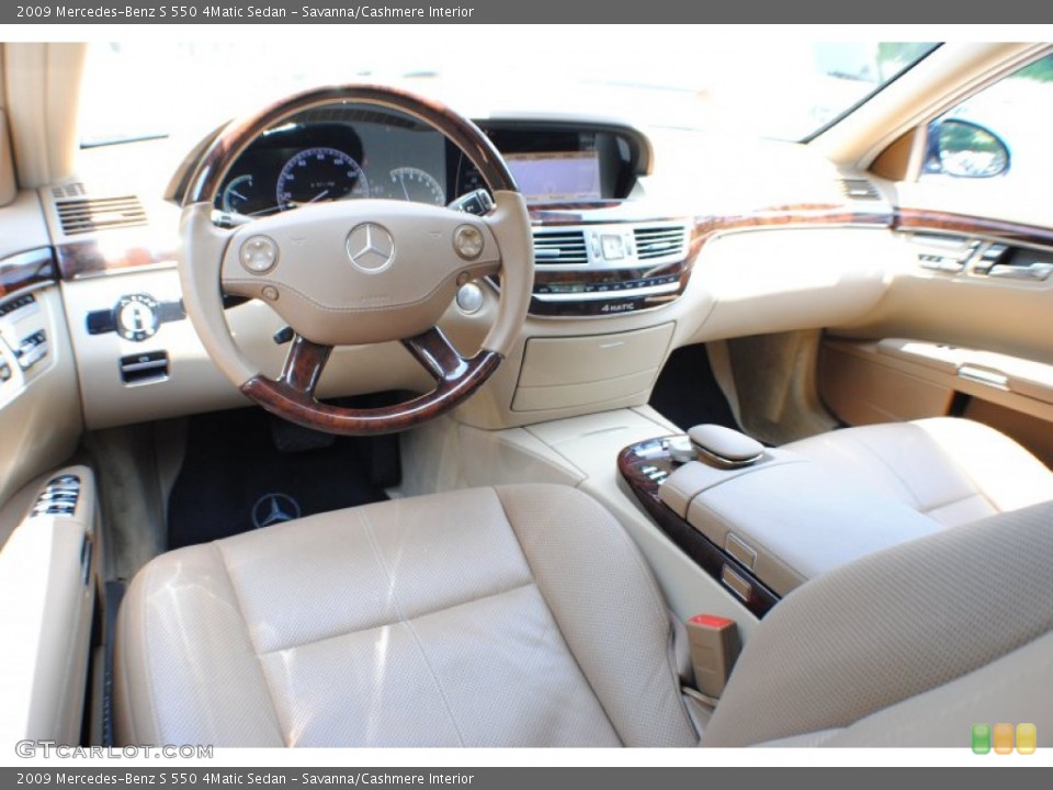 Savanna/Cashmere Interior Prime Interior for the 2009 Mercedes-Benz S 550 4Matic Sedan #66891856