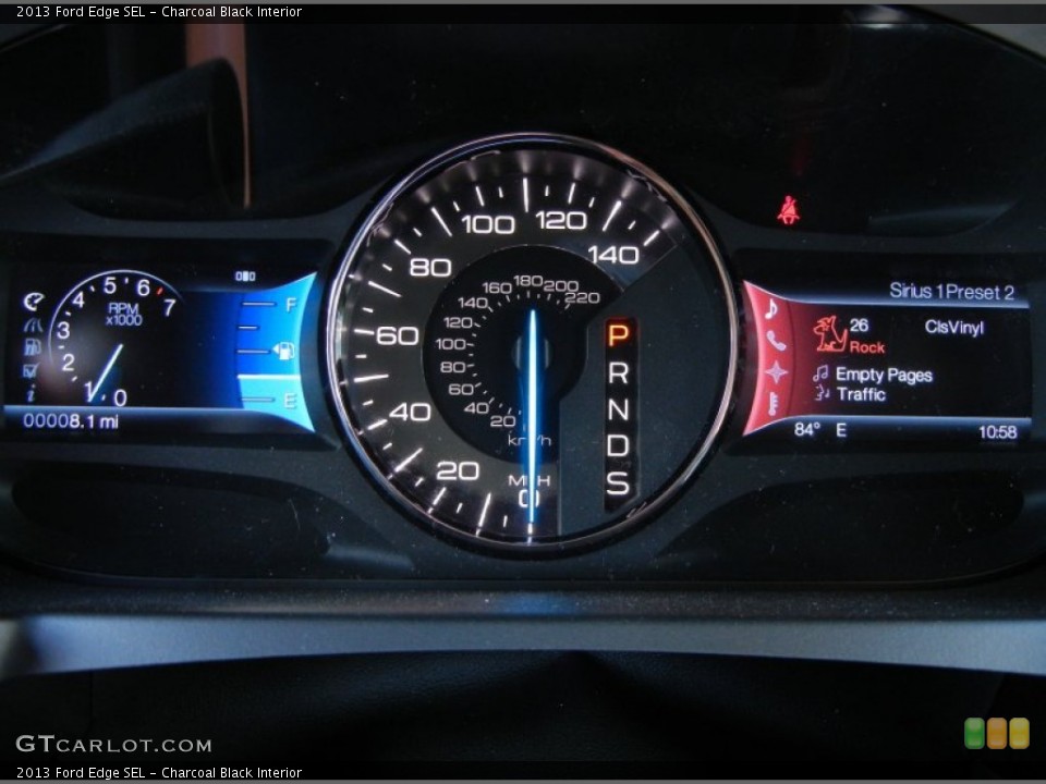 Charcoal Black Interior Gauges for the 2013 Ford Edge SEL #66897840
