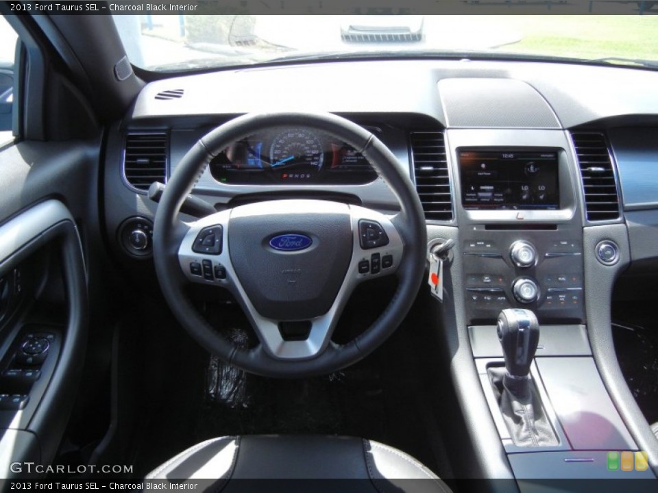 Charcoal Black Interior Dashboard for the 2013 Ford Taurus SEL #66897946