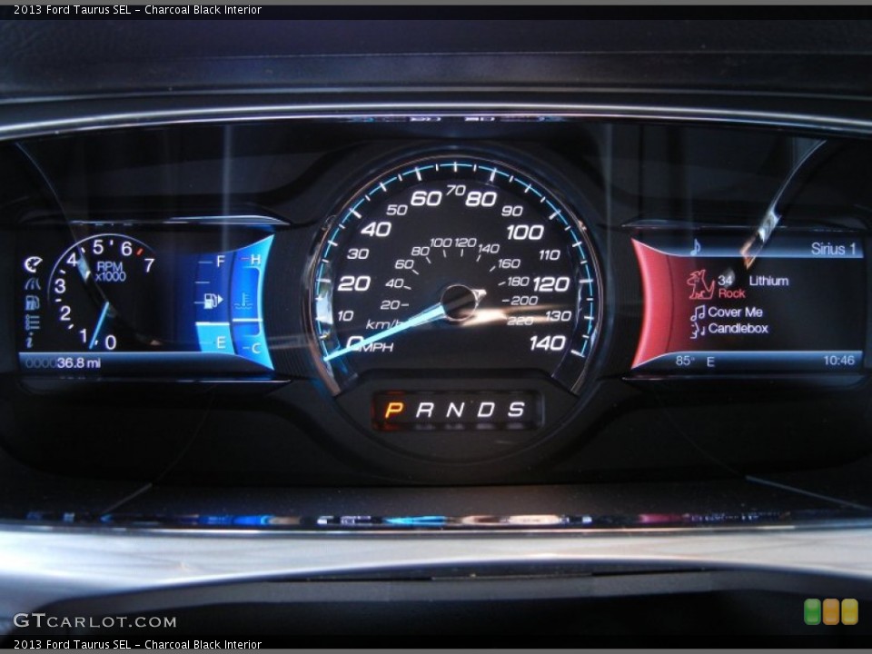 Charcoal Black Interior Gauges for the 2013 Ford Taurus SEL #66897956