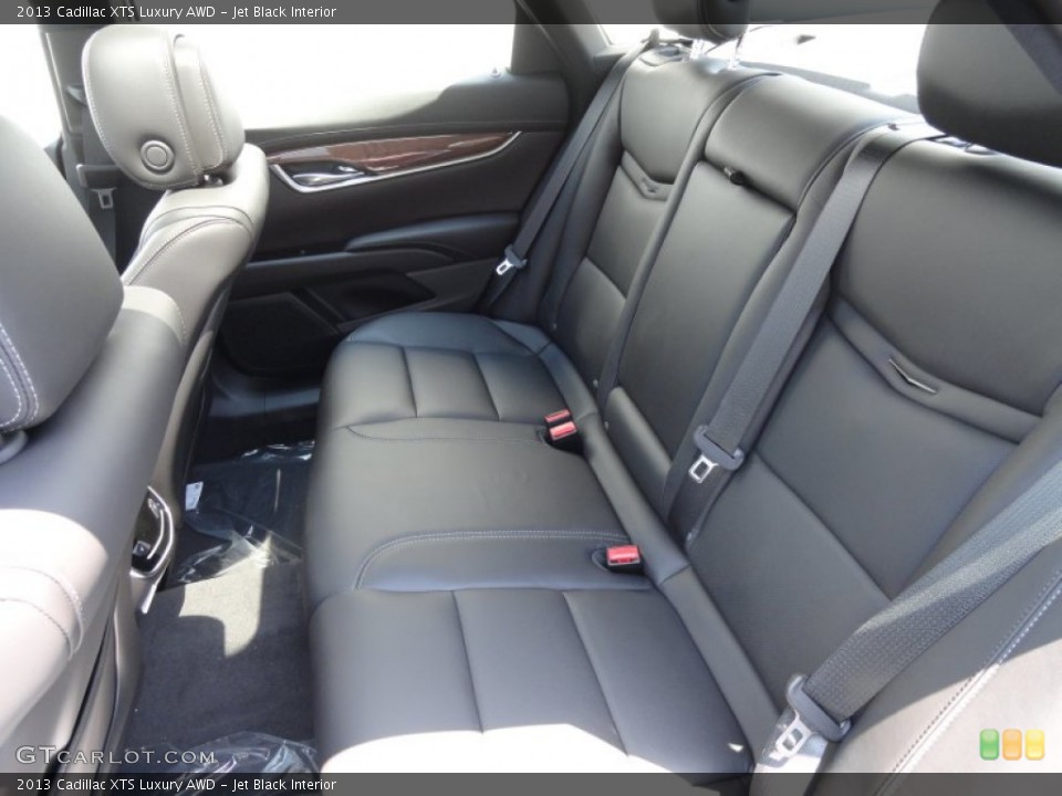 Jet Black Interior Rear Seat for the 2013 Cadillac XTS Luxury AWD #66899539