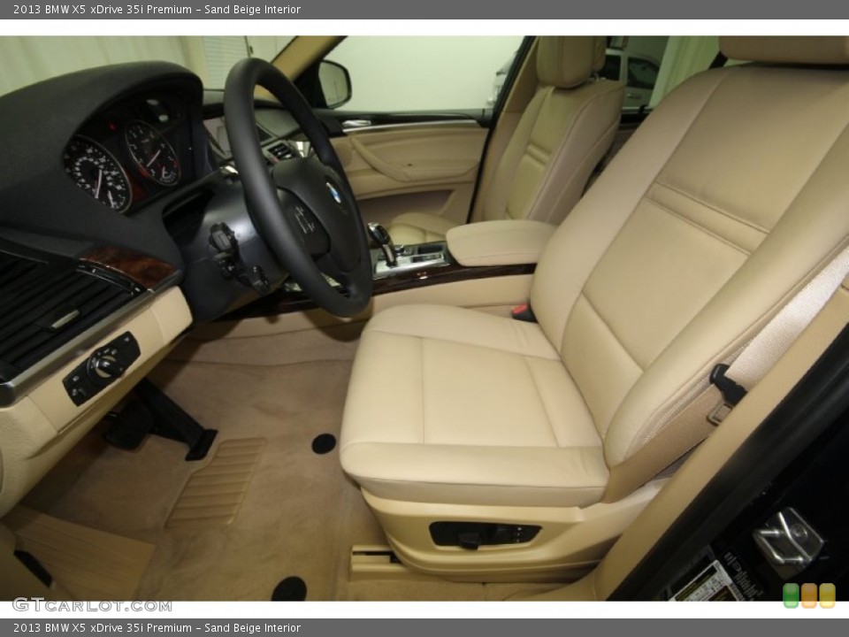 Sand Beige Interior Photo for the 2013 BMW X5 xDrive 35i Premium #66902119