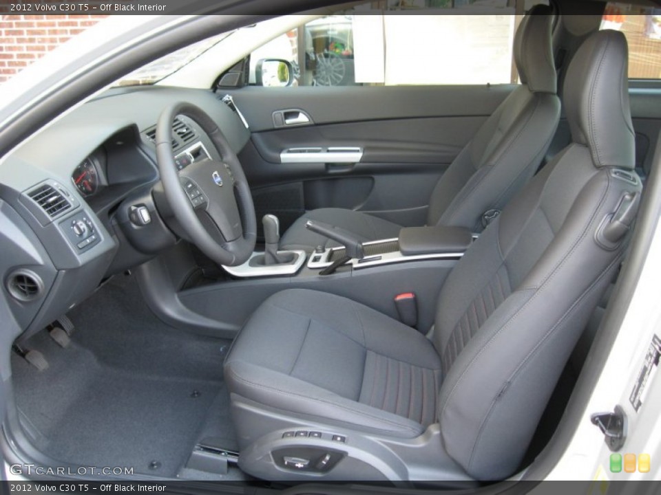 Off Black Interior Photo for the 2012 Volvo C30 T5 #66902695