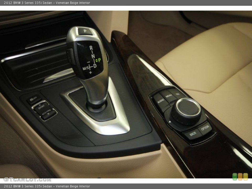 Venetian Beige Interior Transmission for the 2012 BMW 3 Series 335i Sedan #66902700