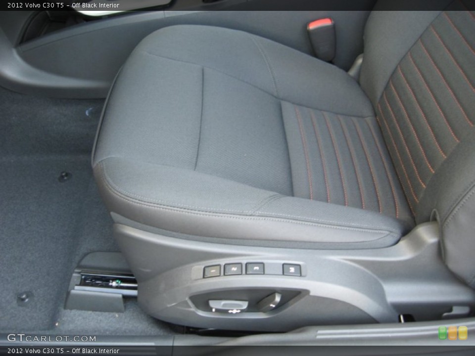 Off Black Interior Front Seat for the 2012 Volvo C30 T5 #66902704