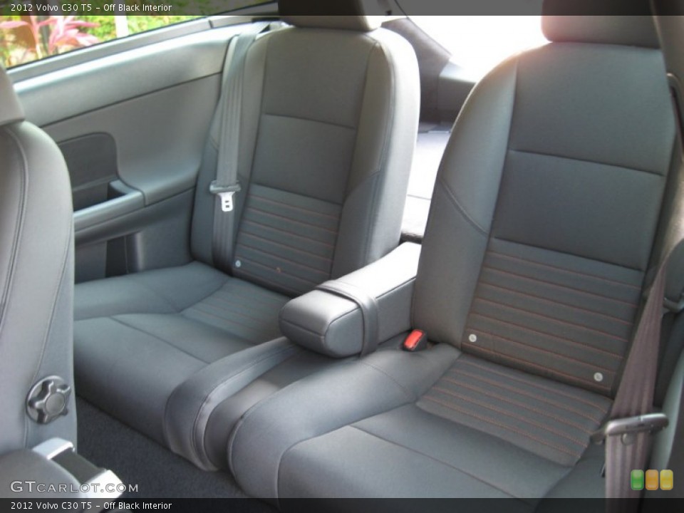 Off Black Interior Rear Seat for the 2012 Volvo C30 T5 #66902720