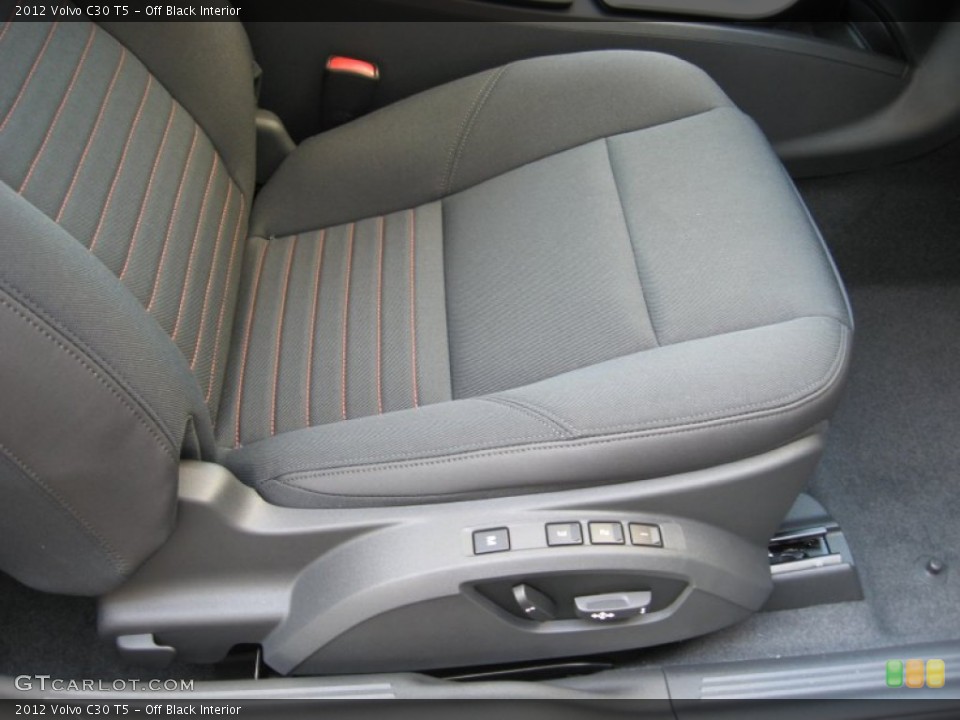 Off Black Interior Front Seat for the 2012 Volvo C30 T5 #66902743