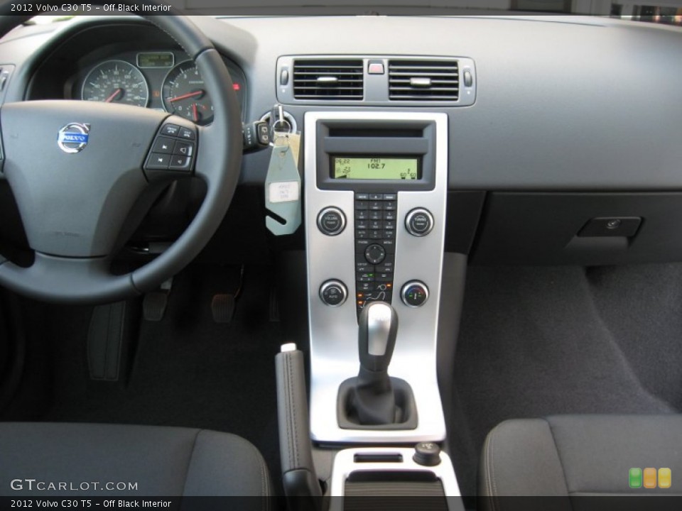 Off Black Interior Dashboard for the 2012 Volvo C30 T5 #66902769