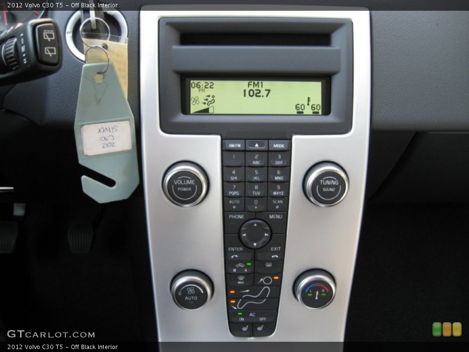 Off Black Interior Controls for the 2012 Volvo C30 T5 #66902777