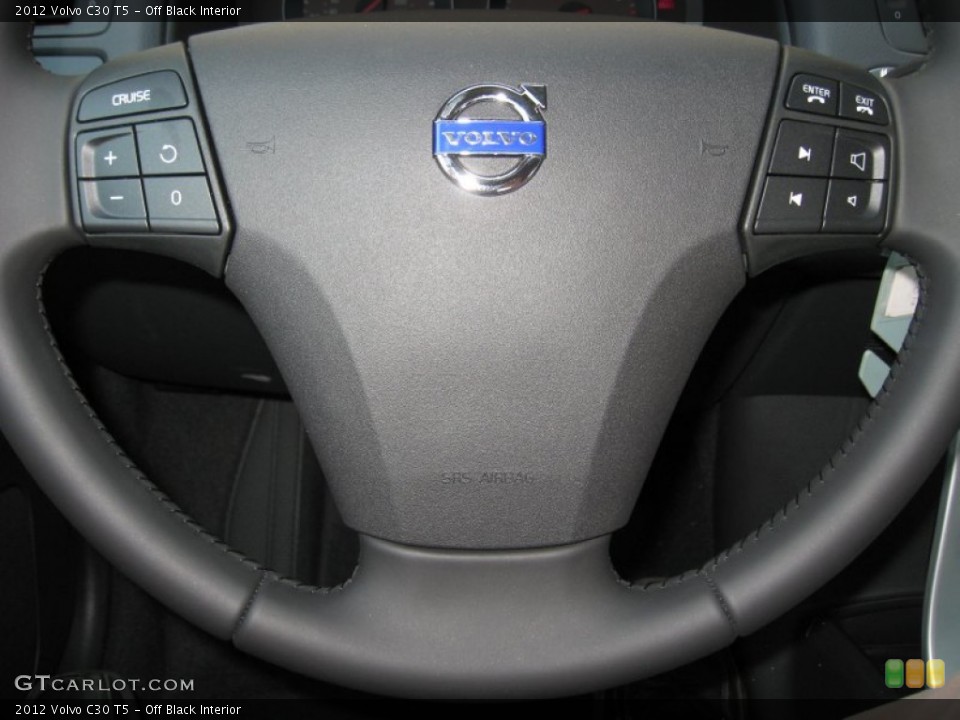 Off Black Interior Steering Wheel for the 2012 Volvo C30 T5 #66902794