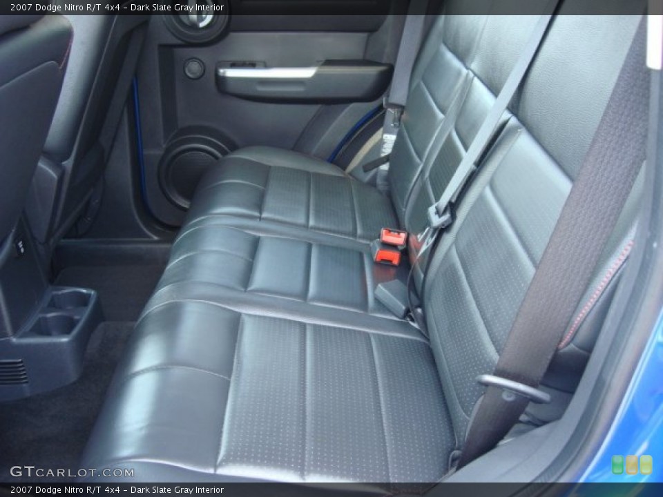 Dark Slate Gray Interior Rear Seat for the 2007 Dodge Nitro R/T 4x4 #66906139