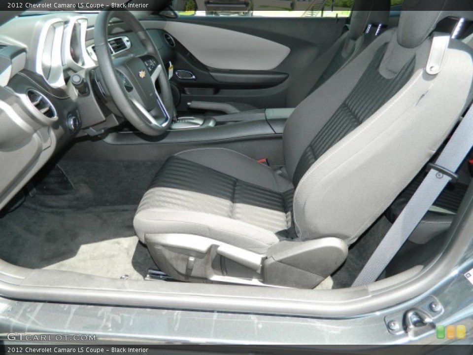 Black Interior Front Seat for the 2012 Chevrolet Camaro LS Coupe #66907615