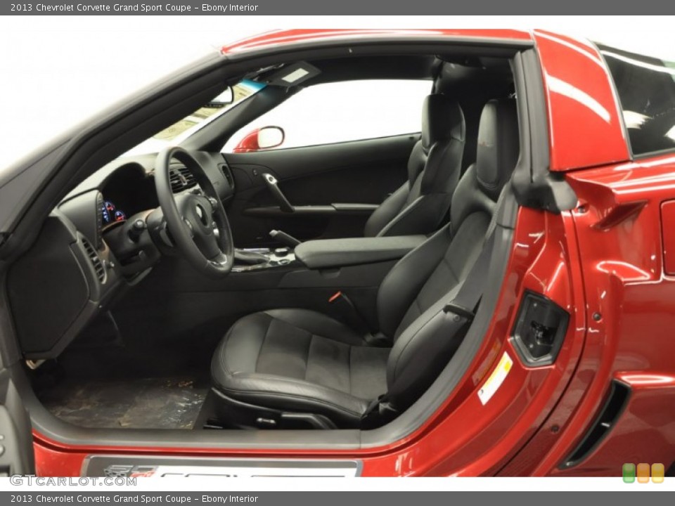 Ebony Interior Photo for the 2013 Chevrolet Corvette Grand Sport Coupe #66908251