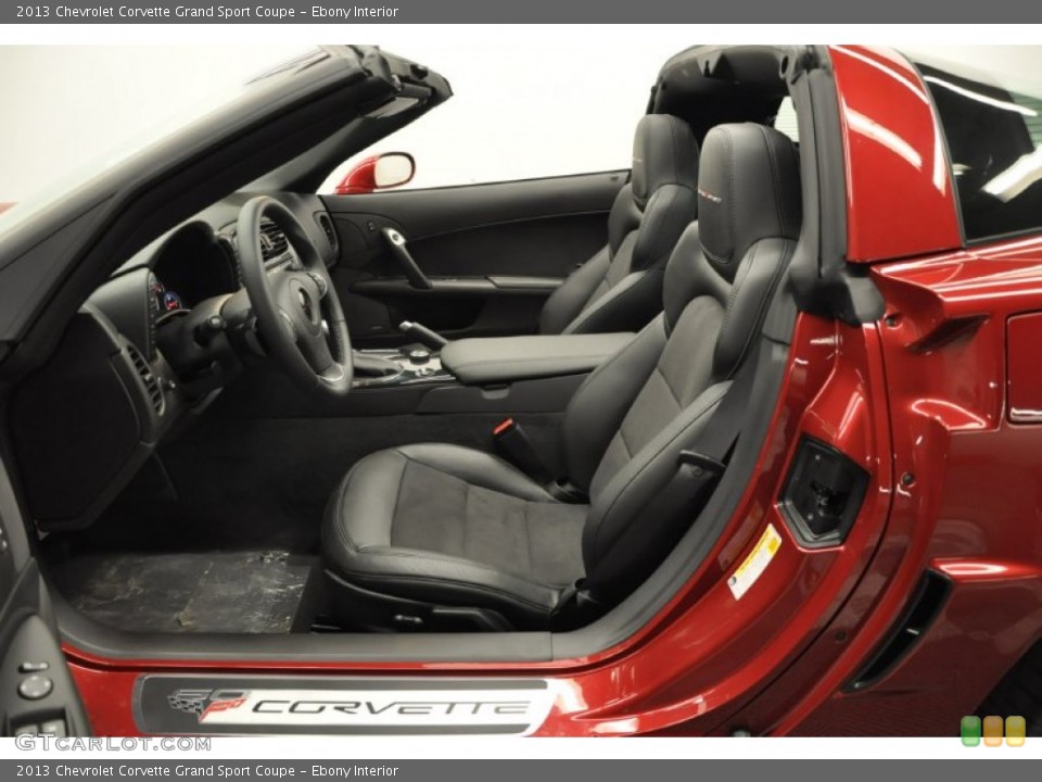 Ebony Interior Photo for the 2013 Chevrolet Corvette Grand Sport Coupe #66908269