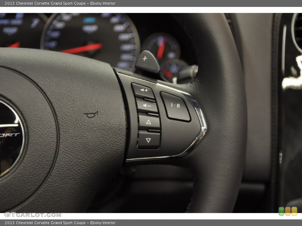 Ebony Interior Controls for the 2013 Chevrolet Corvette Grand Sport Coupe #66908350