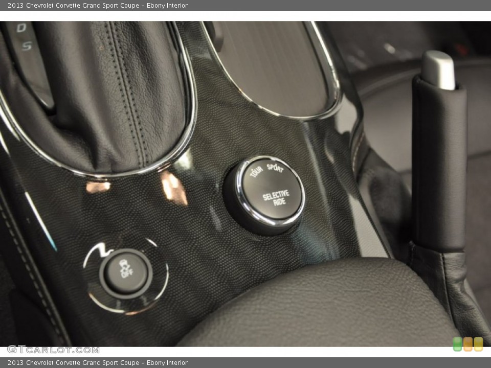 Ebony Interior Controls for the 2013 Chevrolet Corvette Grand Sport Coupe #66908434